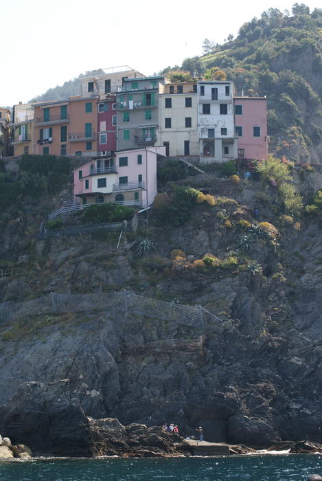 5 земель - Cinque Terre, Вид с моря