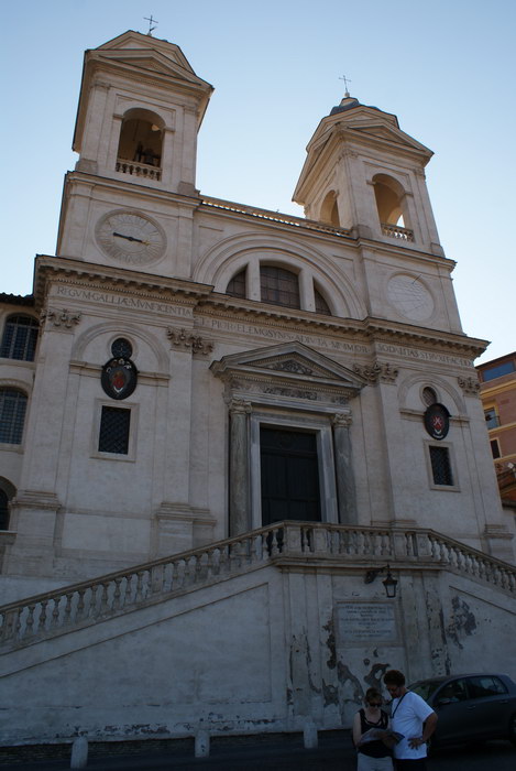 Рим, церковь св. Троицы на горе 
