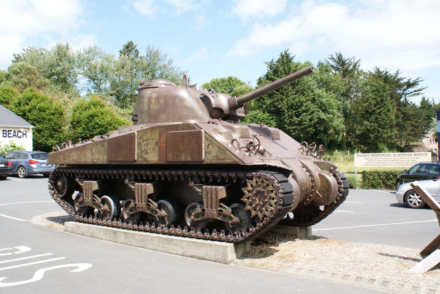 Франция, музей открытия второго фронта на Омаха-Бич в  Сен-Лоран-сюр-Мер 