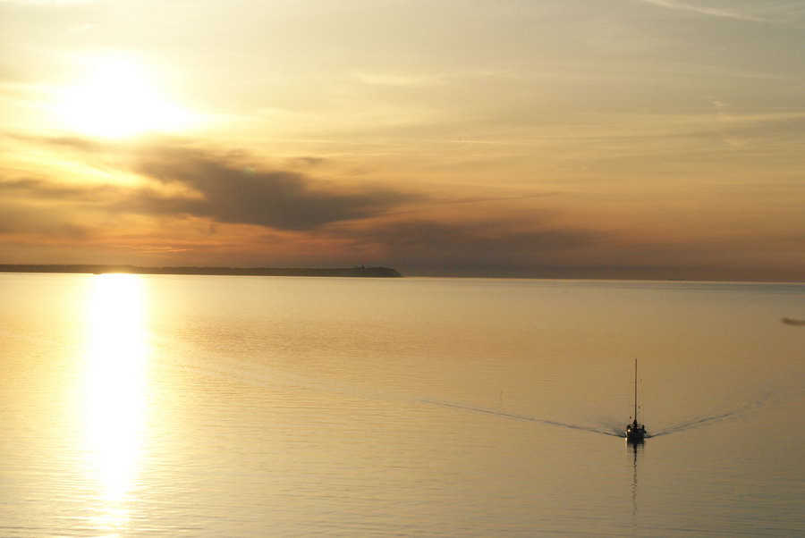 Закат на острове Рюген