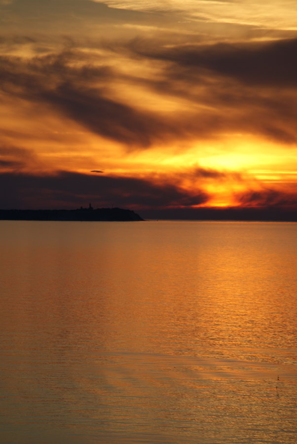 Закат на острове Рюген